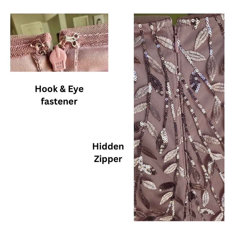 ✨Worn Once! ✨Alex Evenings Women's Embroidered and Sequined Dress - Picture 6 of 10